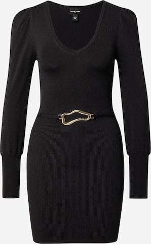 River IslandPletena haljina 'POWER' - crna boja: prednji dio