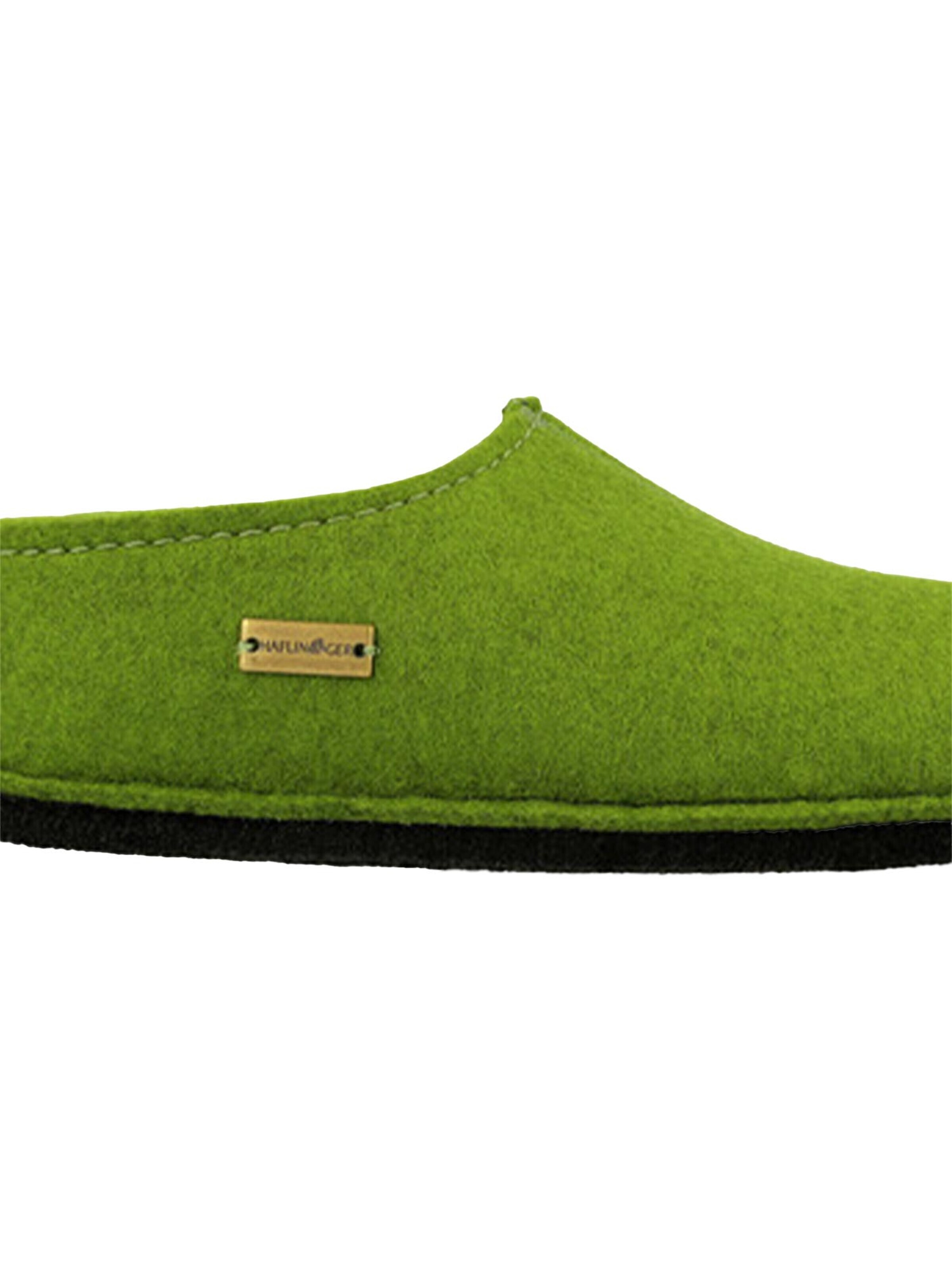 HAFLINGER Slippers 'Flair Smily' in Green