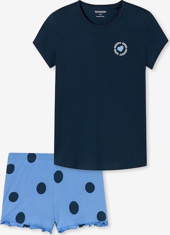 SCHIESSER Pajamas 'Nightwear' in Blue: front