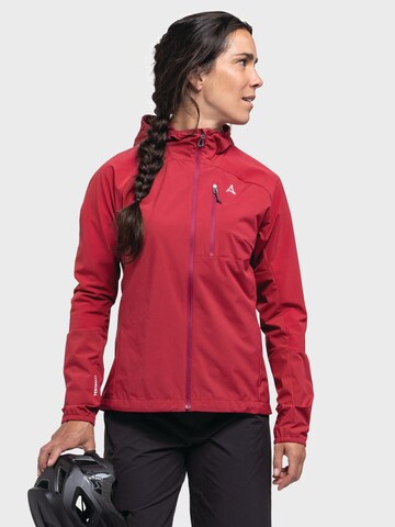 Schöffel Outdoorjas ' Bike Hybrid Jk Style Mamry WMS ' in Rood: voorkant