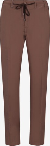 Pantalon chino 'York' Distretto12 en marron : devant