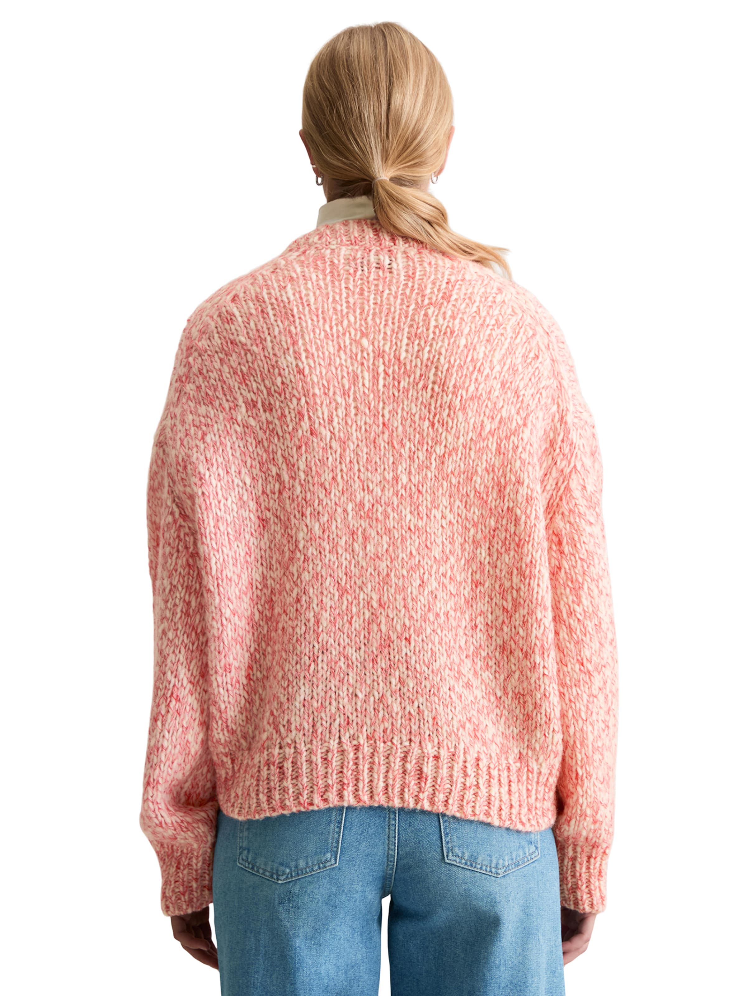 Marc O'Polo DENIM Свитер оверсайз в Ярко-розовый