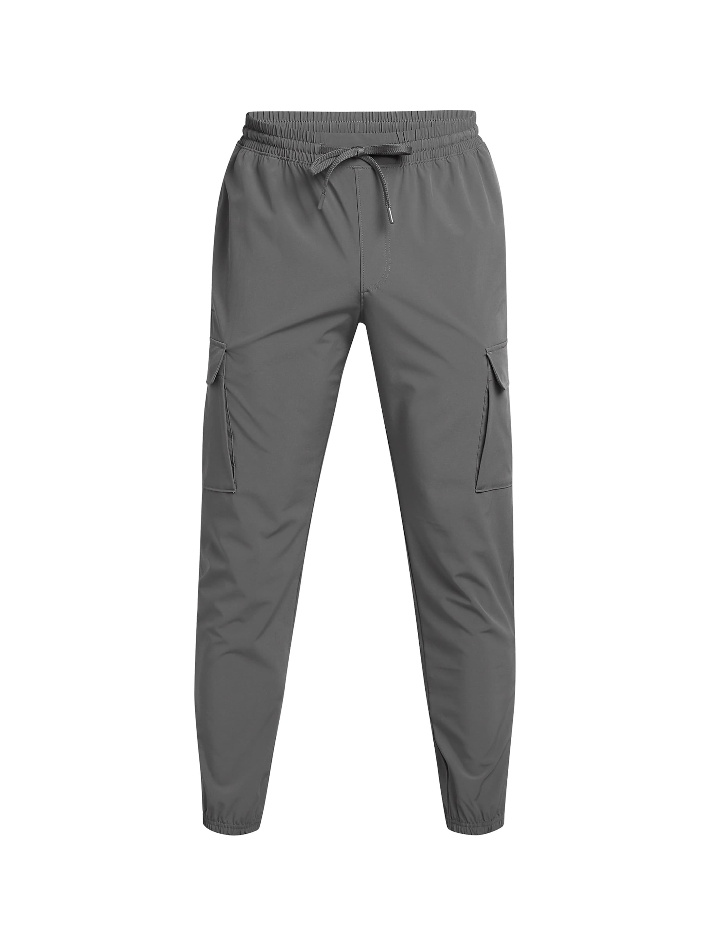 UNDER ARMOUR Tapered Sports trousers in Grey: front