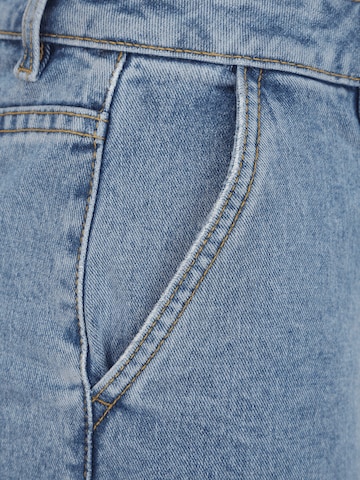 OBJECT Petite Regular Jeans 'PENNY' in Blauw