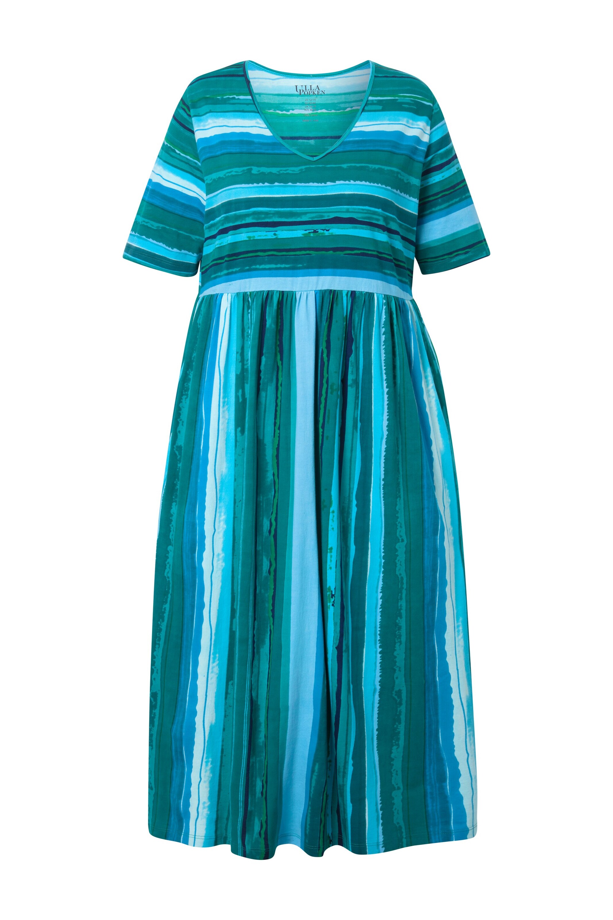 Ulla Popken Kleid in Blau: Vorderseite