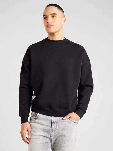 ALPHA INDUSTRIES - Sweatshirt em preto: frente