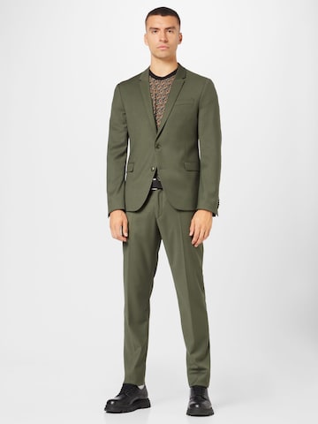 DRYKORN Slim fit Suit 'OREGON' in Green: front