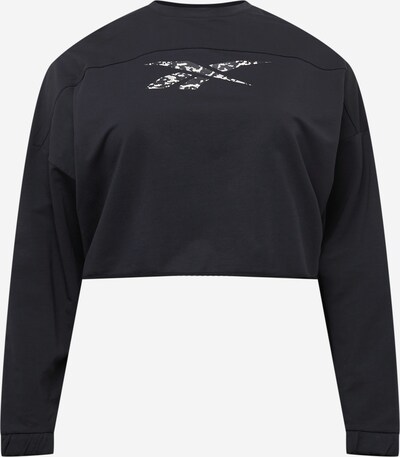 Reebok Sportief sweatshirt 'Modern Safari' in de kleur Zwart / Wit, Productweergave