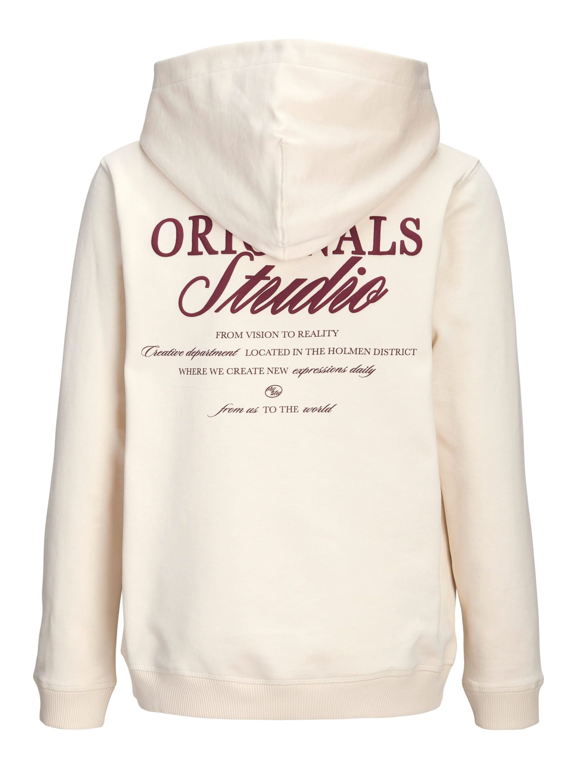 Jack & Jones Junior Sweatshirt 'Norrebro' in Wit