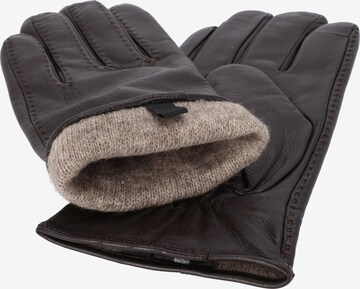 JOOP! Full Finger Gloves in Brown