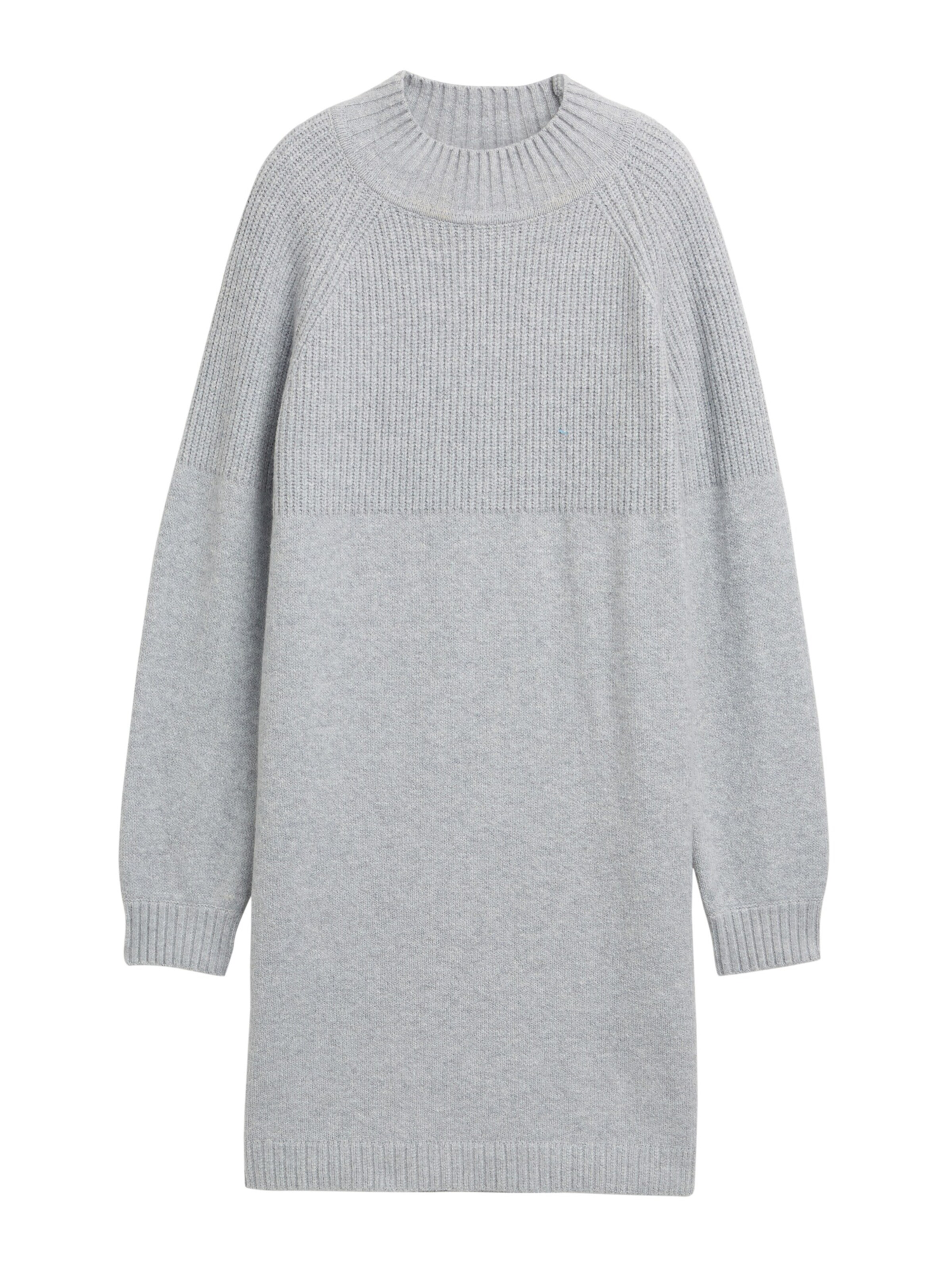 TOM TAILOR DENIM Sukienka z dzianiny w kolorze szary: przód