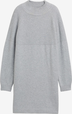 pilka TOM TAILOR DENIM Megzta suknelė: priekis