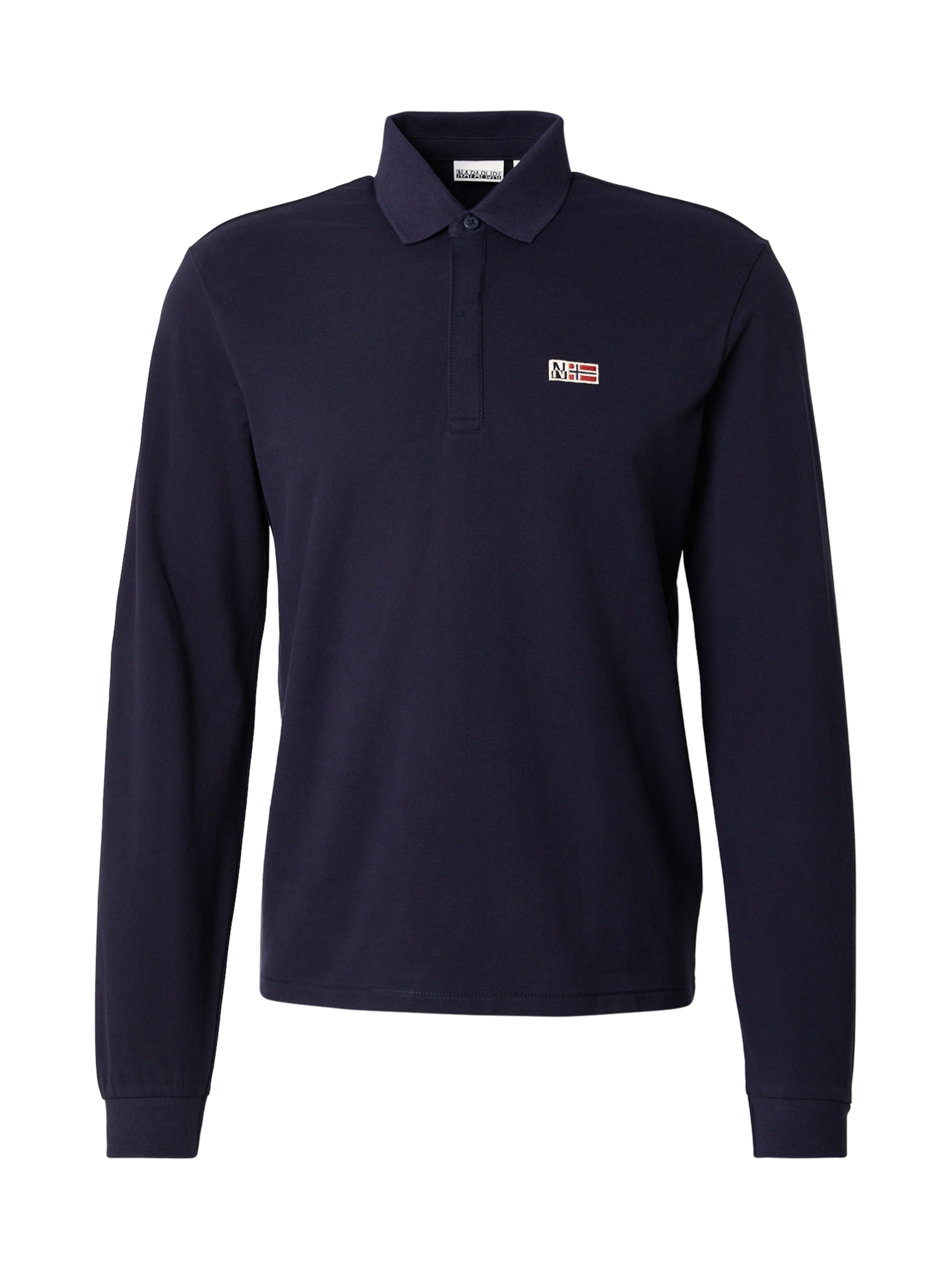 NAPAPIJRI T-Shirt &#x27;EVAN&#x27; en marine / rouge / blanc, Vue avec produit