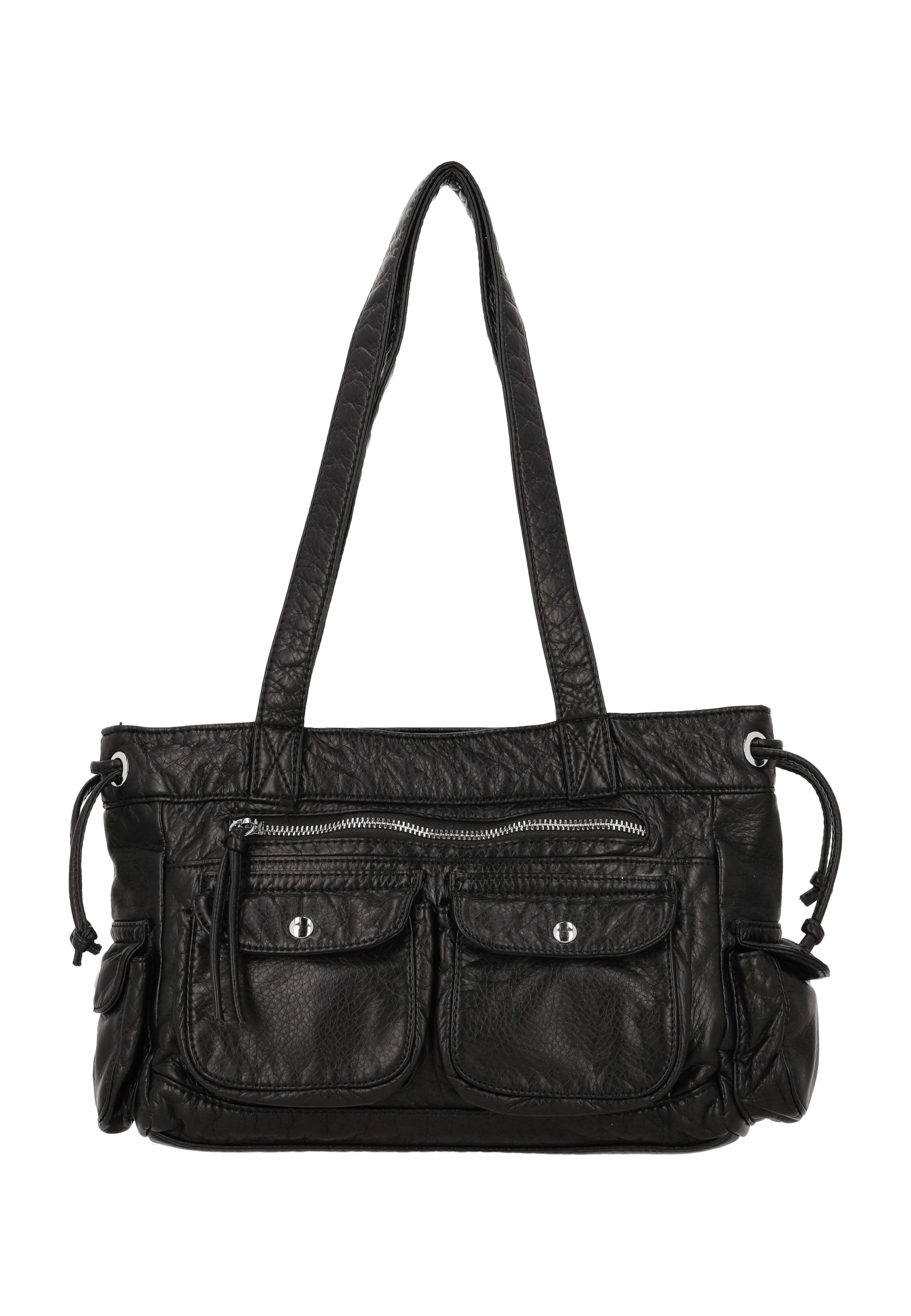 myMo ROCKS - Bolso de hombro en negro: frente