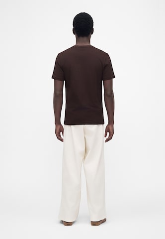 BOSS - Camisa 'Tales' em castanho