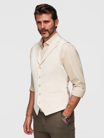 Ombre Gilet in Beige: voorkant