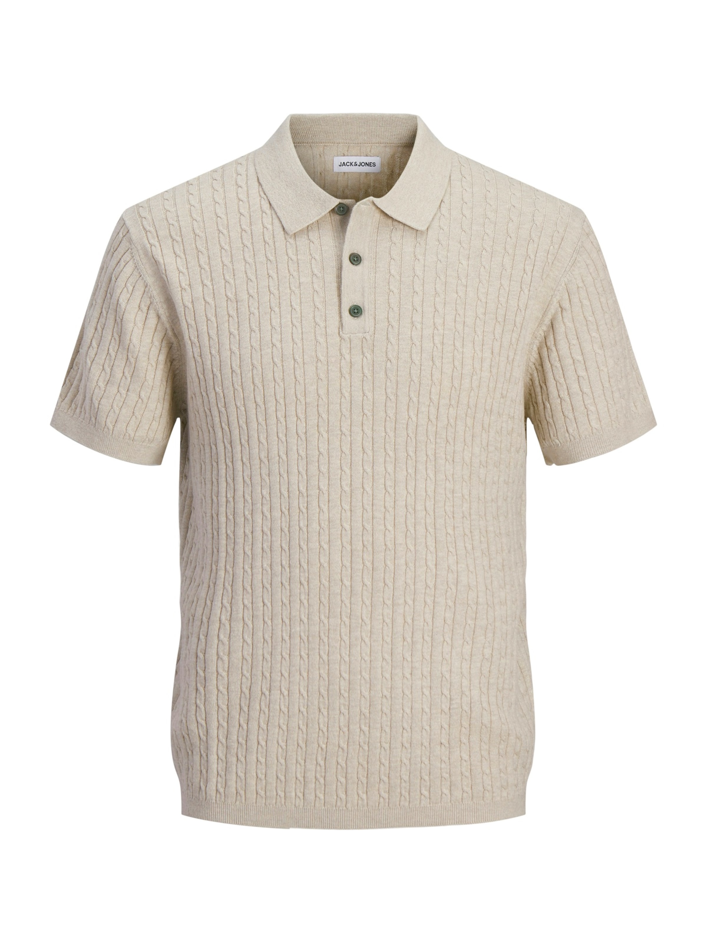 JACK & JONES Pulover 'JJEEmil' | bež barva: sprednja stran