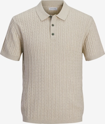 JACK & JONES Pulover 'JJEEmil' | bež barva: sprednja stran