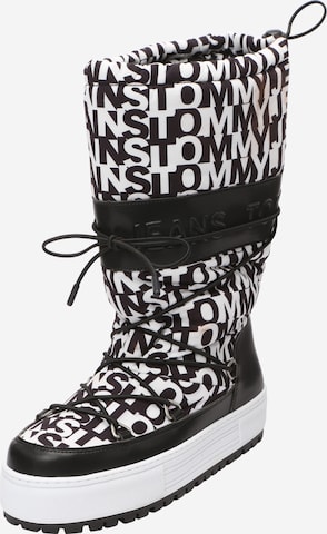 Tommy Jeans - Botas de nieve en negro: frente