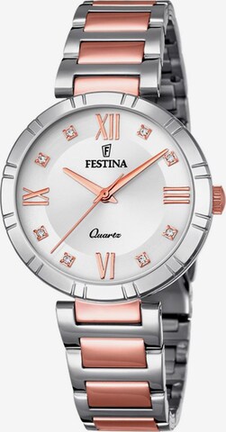 Montre à affichage analogique 'MADEMOISELLE' FESTINA en rose : devant