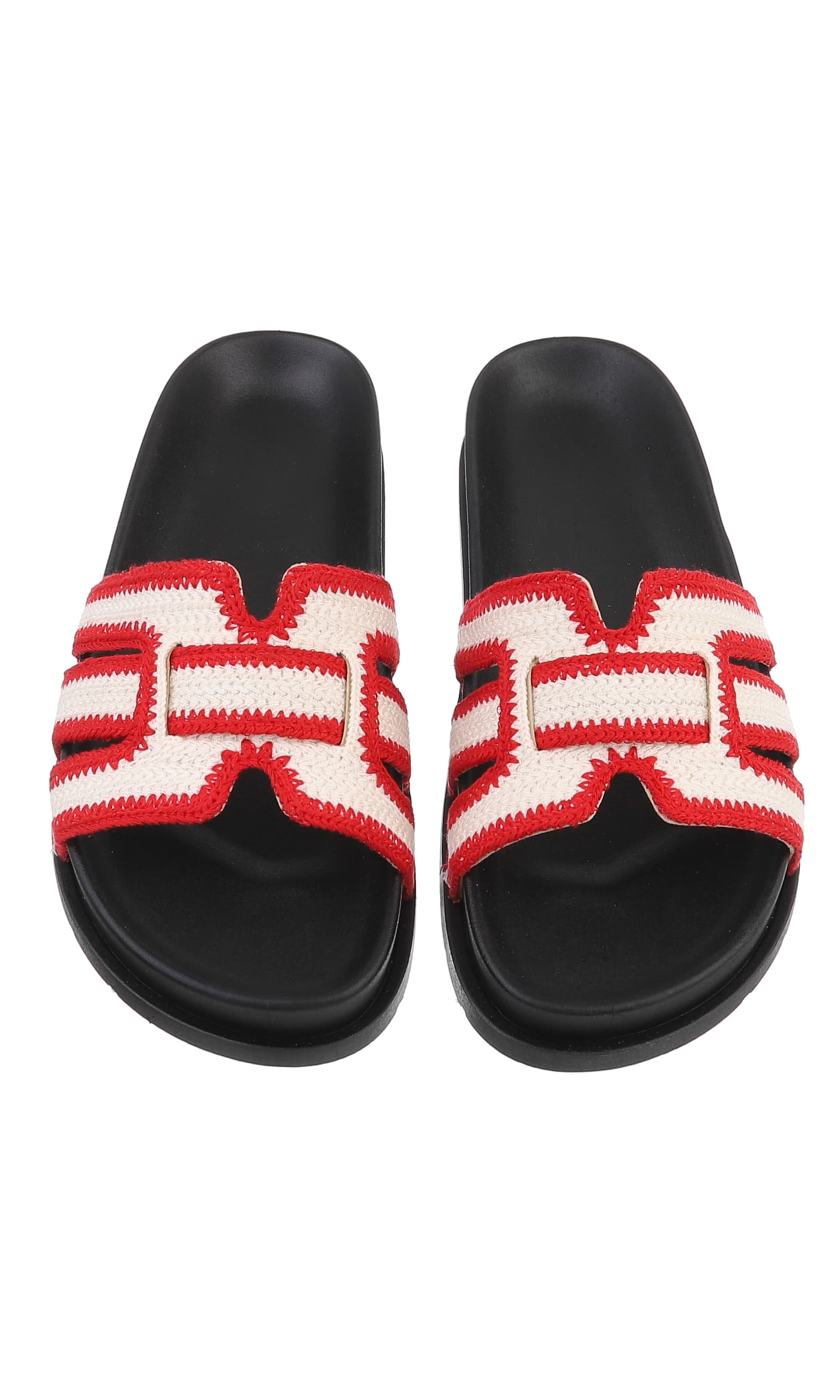 Ital-Design Pantolette in Rot