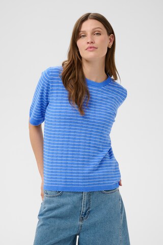 Pull-over 'SLSpina' SOAKED IN LUXURY en bleu : devant