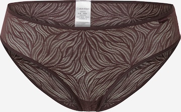 Calvin Klein Underwear - Braga 'Sheer Marquisette' en marrón: frente
