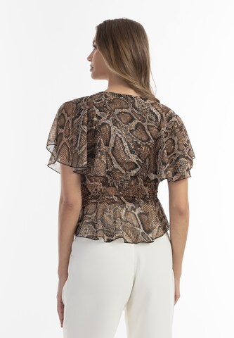 faina Bluse i beige