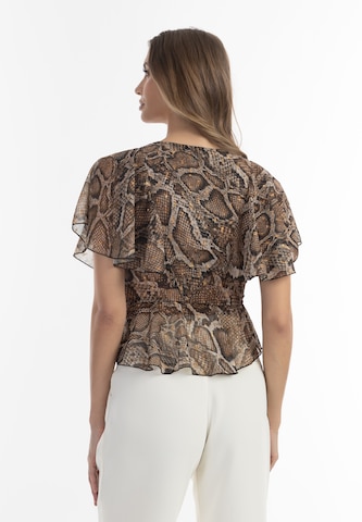 faina Blouse in Beige