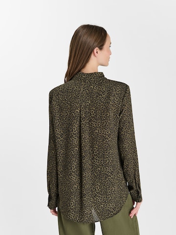 Le Temps Des Cerises Blouse 'Solal' in Groen: terug