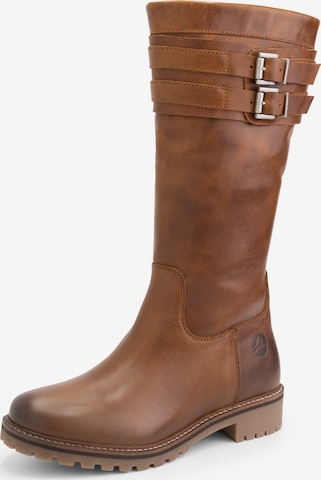 Bottes 'Solstad' Travelin en beige : devant