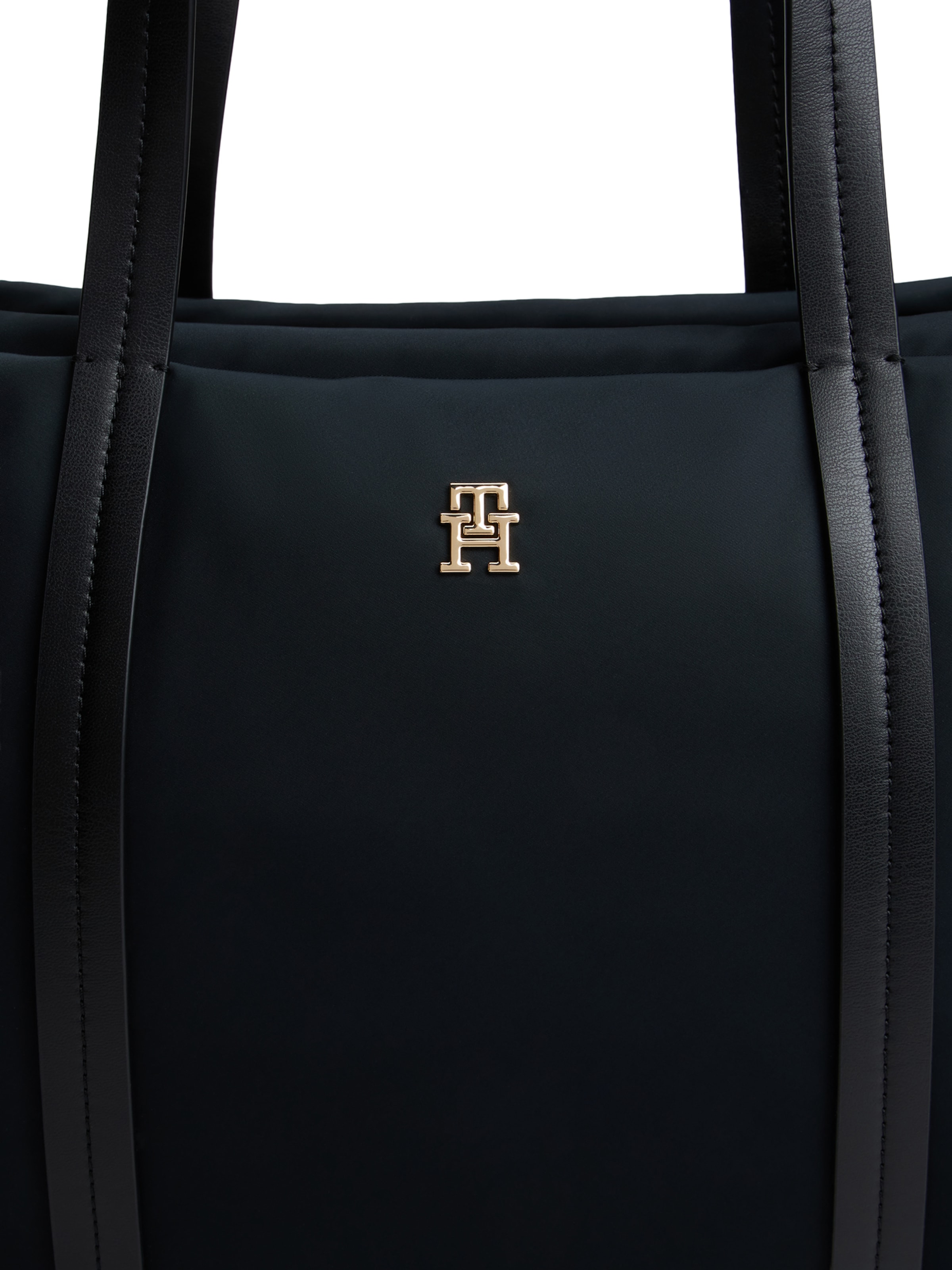 TOMMY HILFIGER Nakupovalna torba | črna barva