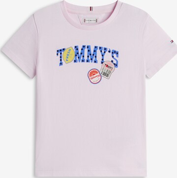 T-Shirt 'RUNNING FRUIT' TOMMY HILFIGER en rose : devant