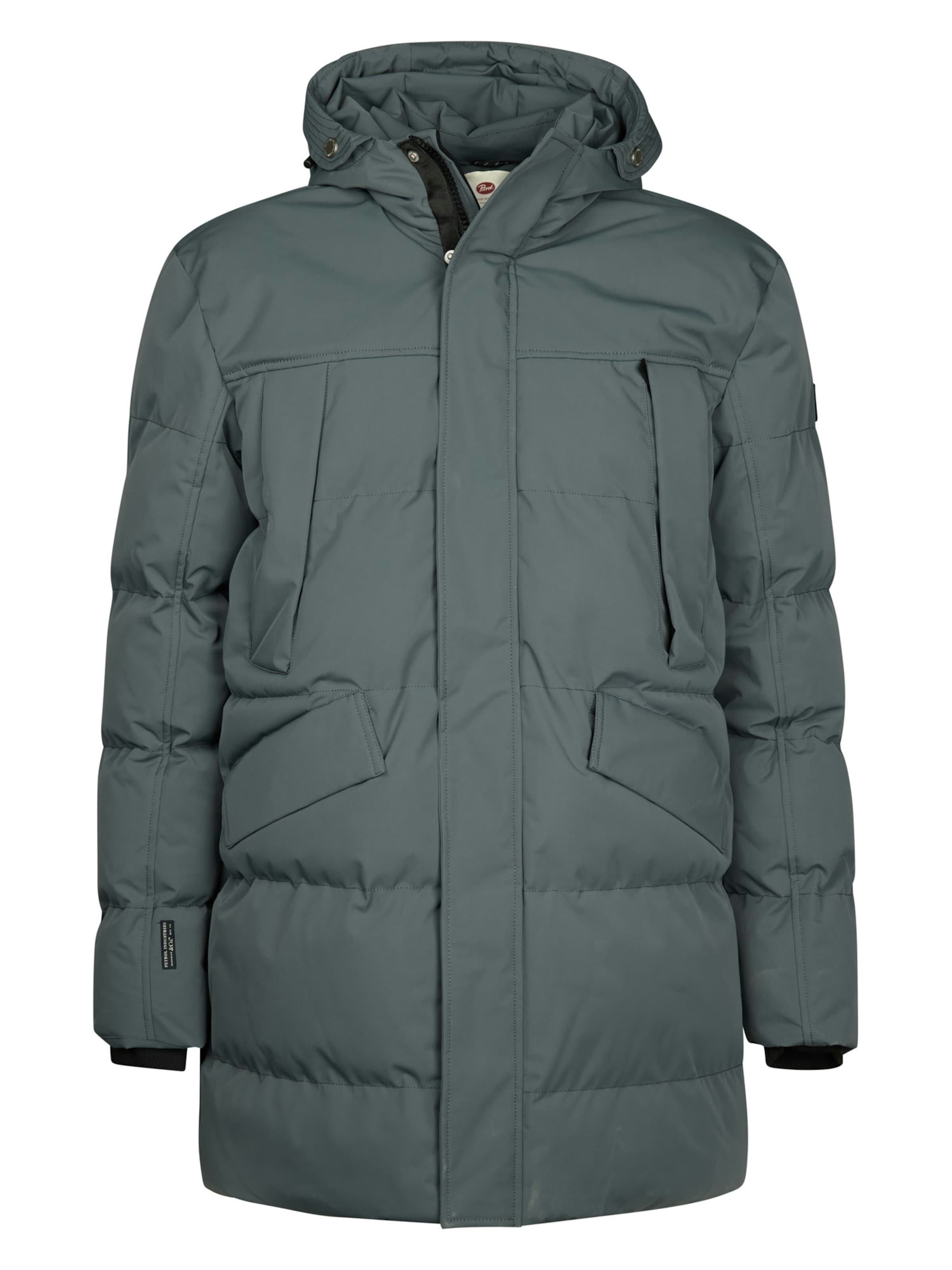 Petrol Industries Winter jacket in Green: front