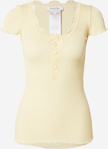 Tricou 'Beatha' de la rosemunde pe galben: față