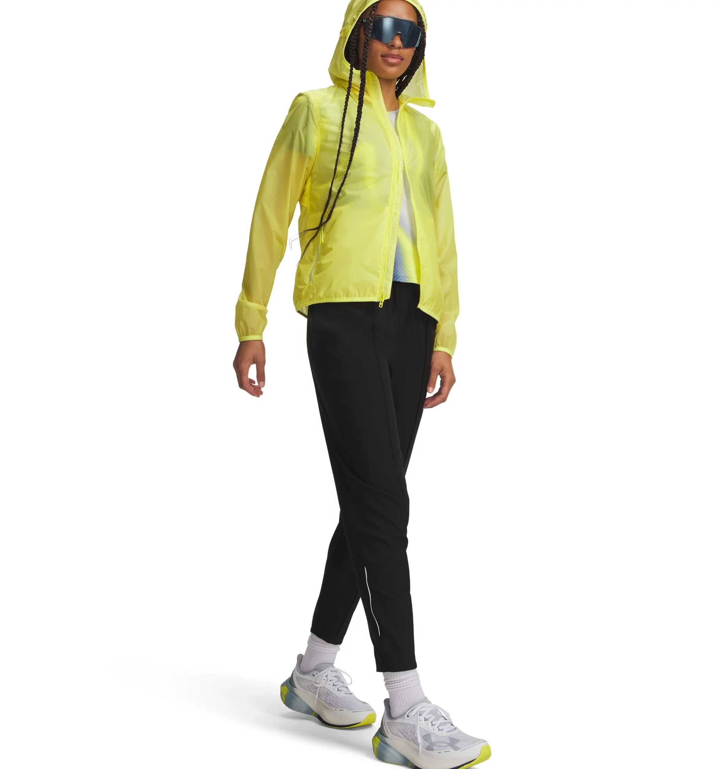 UNDER ARMOUR Slimfit Sportbroek 'Velociti' in Zwart