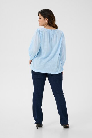 KAFFE CURVE Blouse 'Rory' in Blue