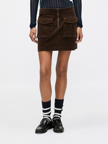 TOMMY HILFIGER Kjol i brun: framsida