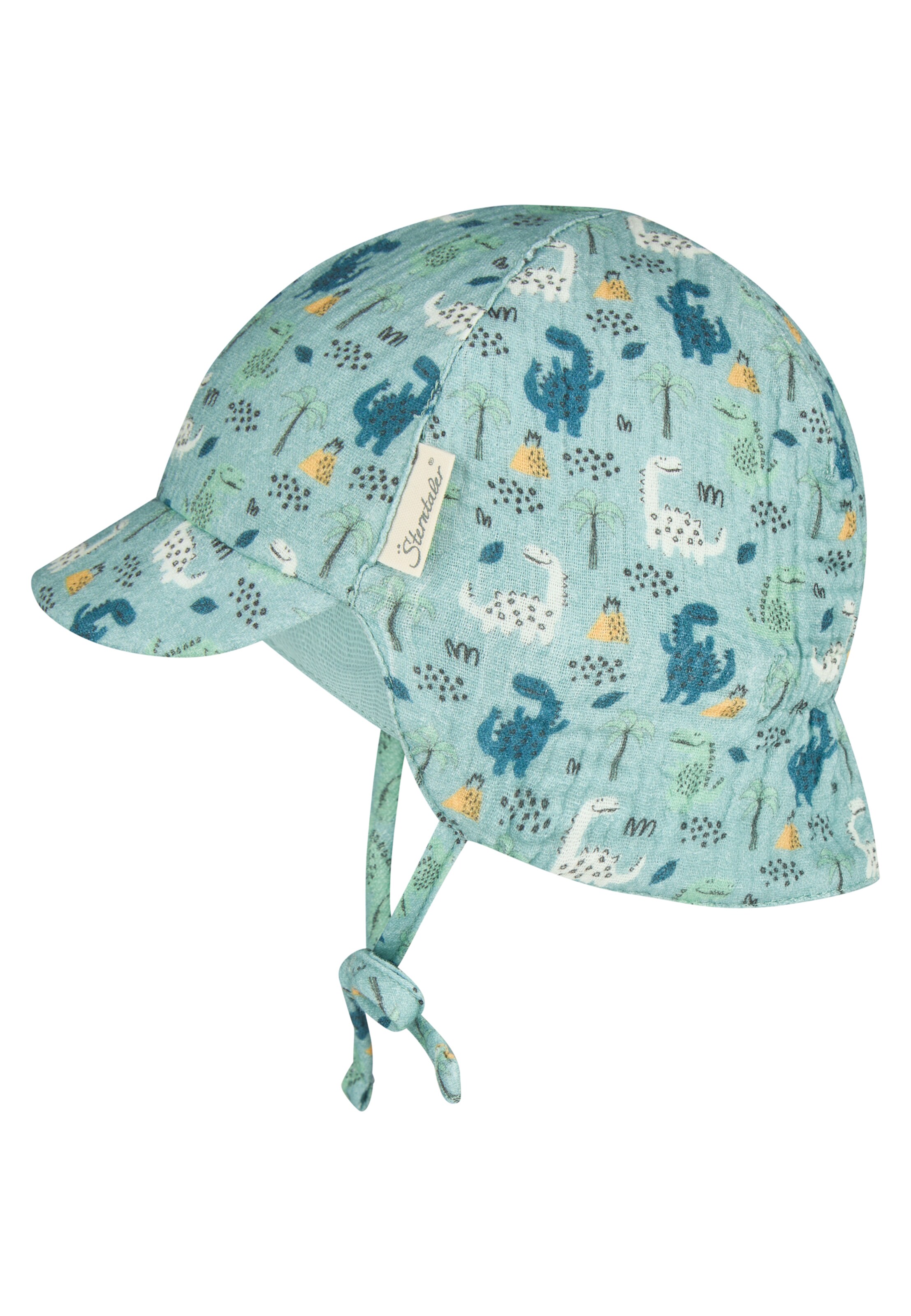 STERNTALER Beanie 'Dinos' in Blue