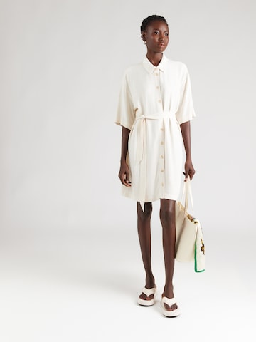 OBJECT Sukienka koszulowa 'OBJSANNE' w kolorze beżowy: przód