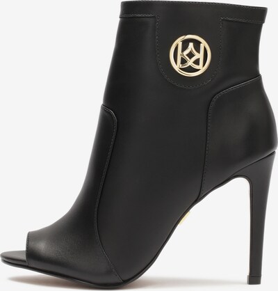 Kazar Bottines en or / noir, Vue avec produit