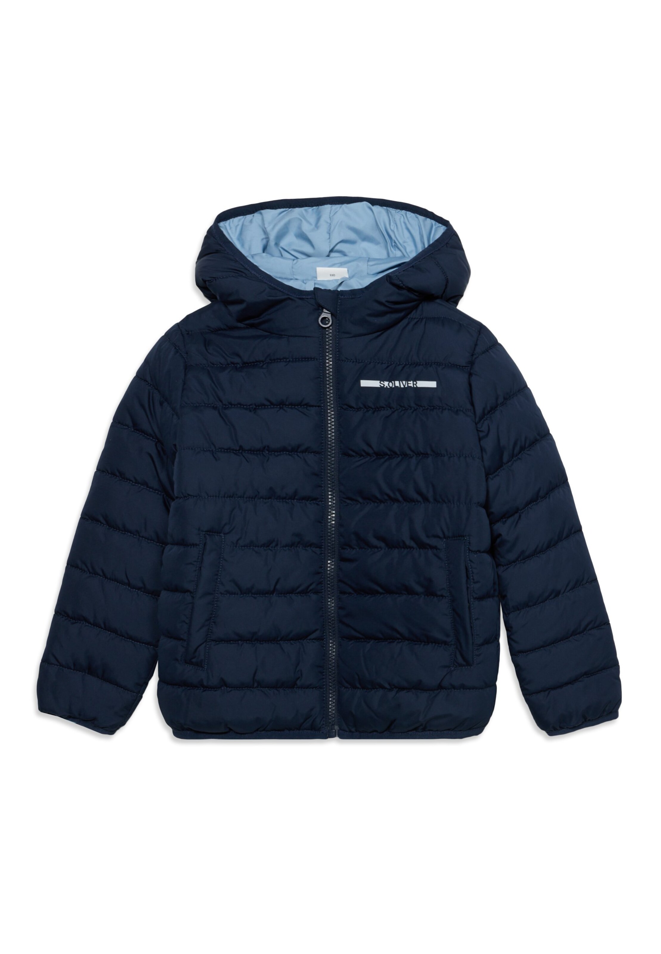 s.Oliver Winterjas in Blauw: voorkant
