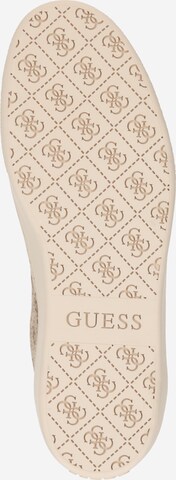 GUESS Ниски маратонки 'Nola' в кафяво