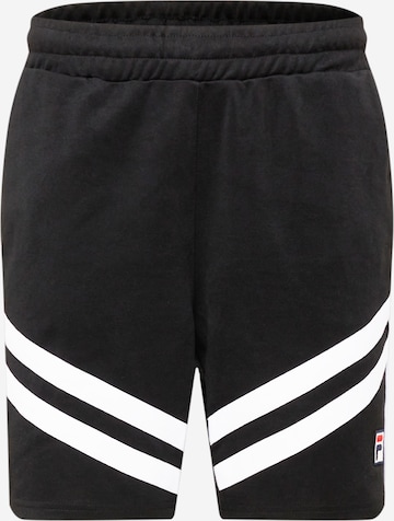 FILA Workout Pants 'ZUGO' in Black: front