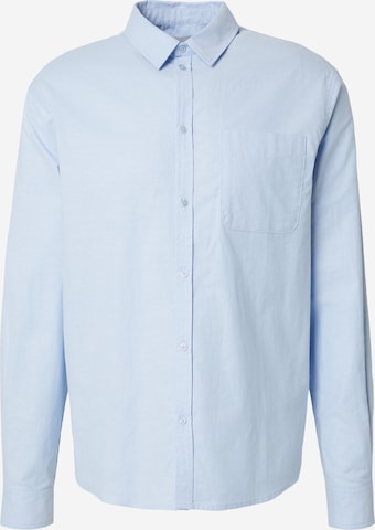 everly® Comfort Fit Hemd in Blau: Vorderseite