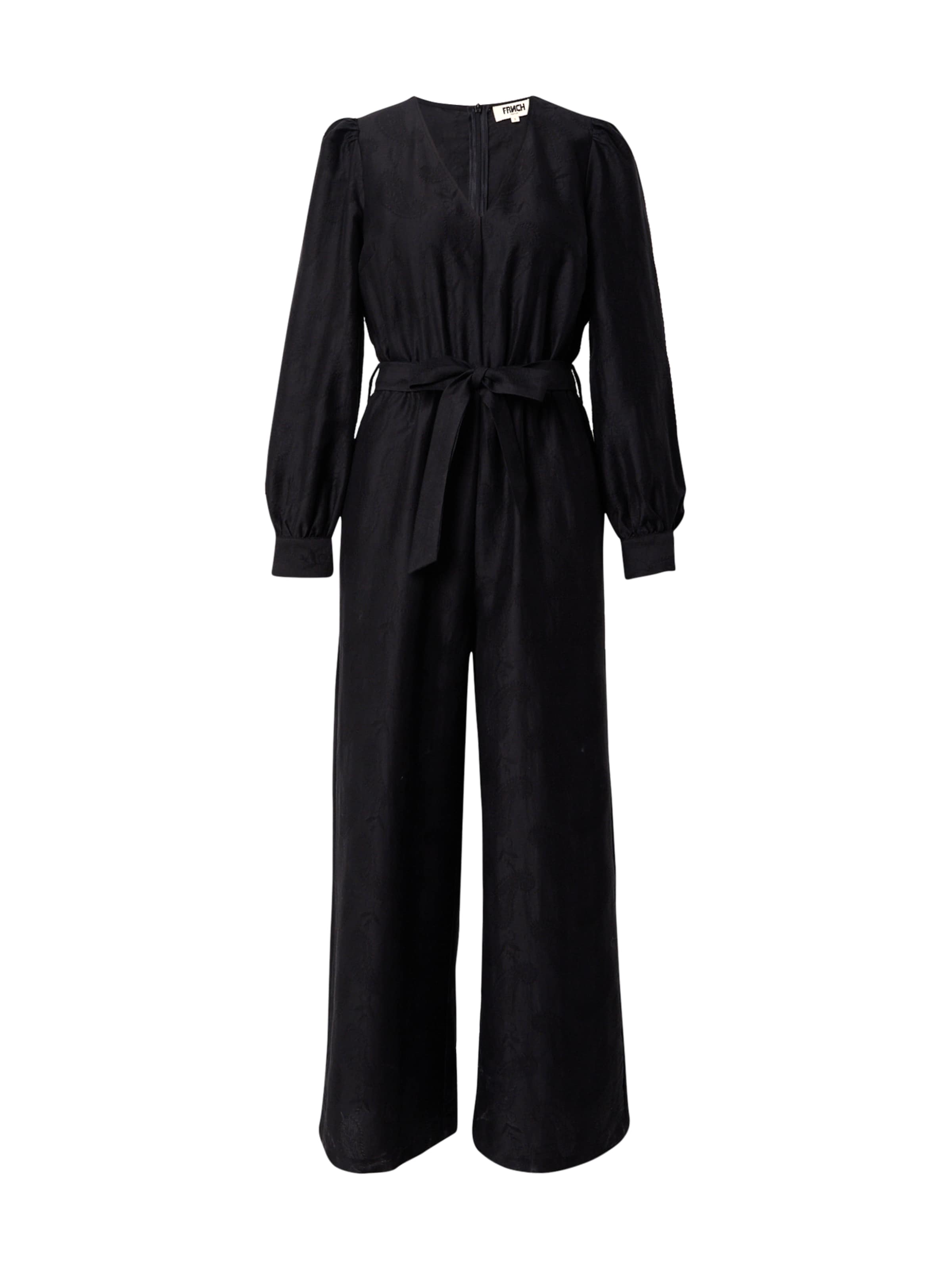 FRNCH PARIS - Jumpsuit en negro: frente
