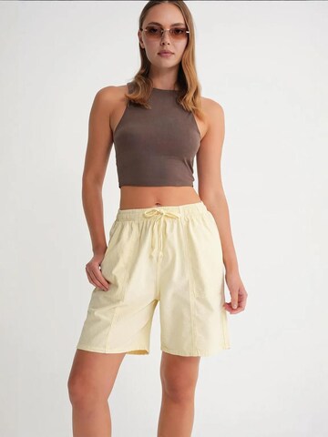 MixRay Regular Pants in Yellow