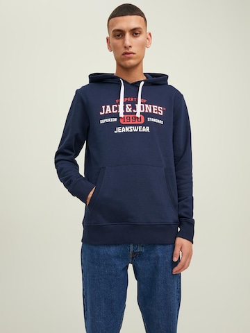 JACK & JONESSweater majica 'Tamp' - plava boja: prednji dio