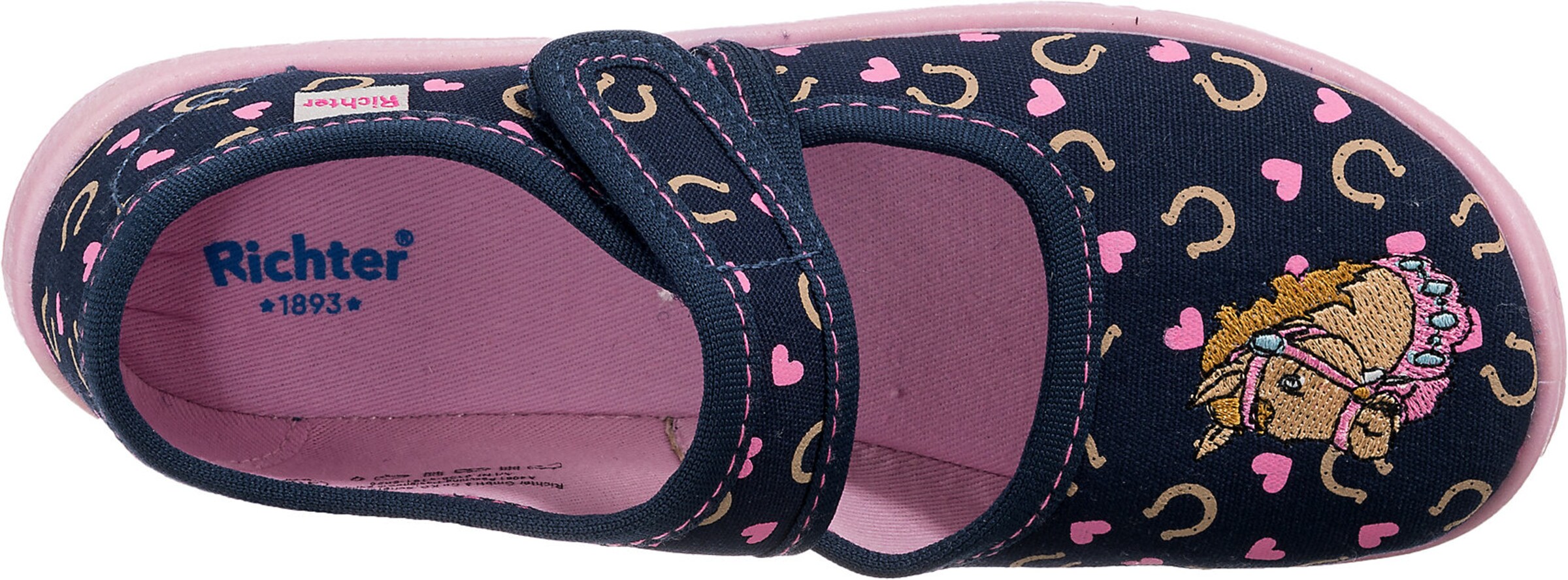 Pantoufle RICHTER en bleu