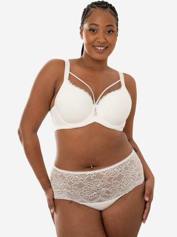 SugarShape T-shirt Bra ' Pure Basic Conscious ' in White: front